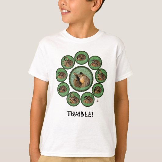 T-shirt Tumble ! (anneau de chat) (Devant)