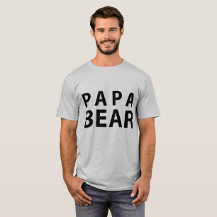 T-shirt Tumblr Papa ours