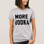 T-shirt Tumblr Plus Vodka (Devant)
