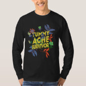 T-shirt Tummy Ache Survivor Stomach Ache IBS 8 (Devant)