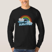 T-shirt Tummy Ache Survivor  Stomach Ache IBS Rainbow (Devant)