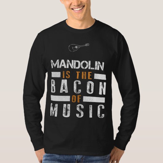 T-shirt Tune avec Harmonica : Bacon of Music Fun (Devant)