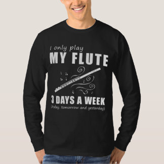 T-shirt Tune et Chuckle - Je ne joue que ma Flûte 3 jours