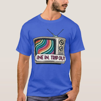 T-shirt Tune Inrip Out PsychedelicV rétro fille années 70