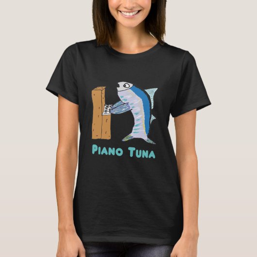 T-shirt Tuner de piano (thon) (Devant)