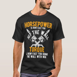T-shirt Tuner Mécanique Tronçon Lover Voiture Voiture Fast