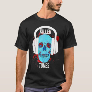 T-shirt Tunes Killer Halloween Sculy Sculk - Casque de mus