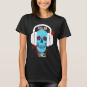 T-shirt Tunes Killer Halloween Sculy Sculk - Casque de mus (Devant)