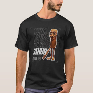 T-shirt Tung Tung Tung Sahur drôle Mème Brainrot Humour Ge