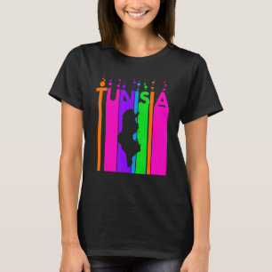 T-shirt Tunisie : bulles colorées