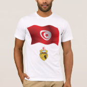 T-shirt Tunisie Drapeau et armoiries patriotique tunisienn (Devant)