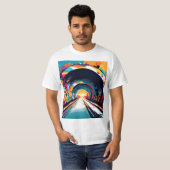 T-shirt Tunnel Avec Graffiti Art (Devant entier)