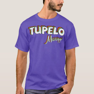 T-shirt Tupelo Mississippi City Vintage esthétique rétro