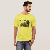 T-shirt Turbine à vapeur de la locomotive S-2 PRR de (Devant entier)