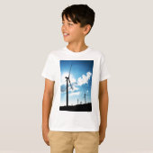 T-shirt Turbine éolienne (Devant entier)