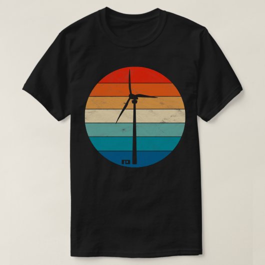 T-shirt Turbine éolienne (Design devant)