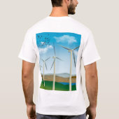 T-shirt Turbines éoliennes (Dos)