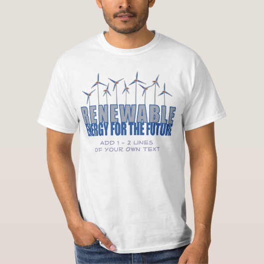 T-shirt Turbines éoliennes (Devant)
