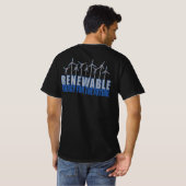 T-shirt Turbines éoliennes (Dos entier)