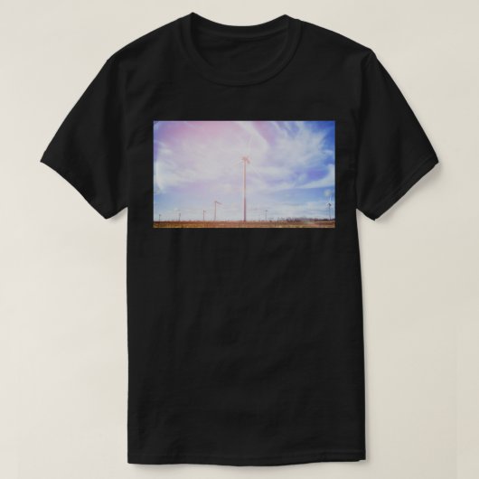 T-shirt Turbines éoliennes 2 éthérées (Design devant)