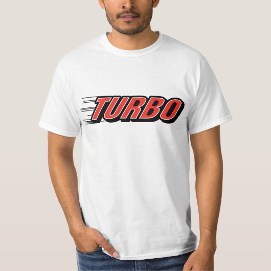 T-shirt Turbo ~ Course automobile (Devant)