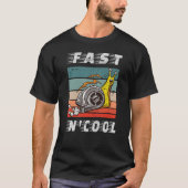 T-shirt Turbo escargot rapide et cool rapide n cool (Devant)