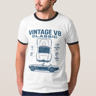 T-shirt Turbo Legacy : Le Vintage V8 Classic