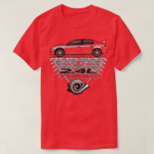 T-shirt Turbo Multicolor (Design devant)