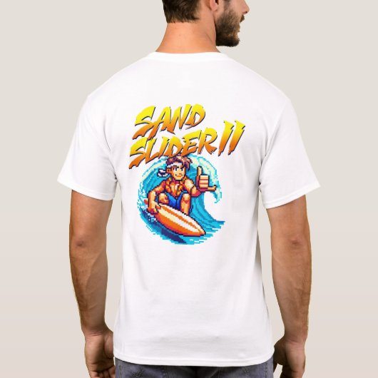 T-shirt Turbo pour glisseur de sable (Dos)