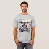 T-shirt Turbo Prop Twin Engine Flotter Plane Bush Canada (Devant entier)