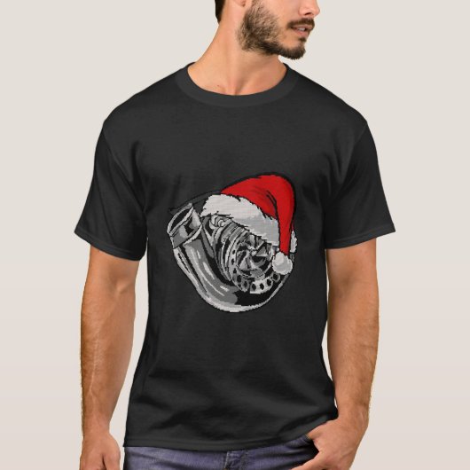 T-shirt Turbo Vilain Voiture de Noël Enthousiaste Racing D (Devant)