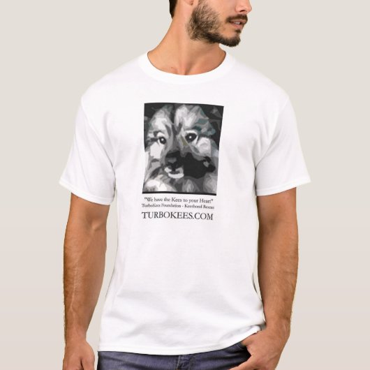 T-shirt Turbokees.com adoptent un keeshond (Devant)