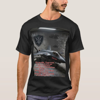 T-shirt Turboréacteur 2023 noir drone militaire Lyon xr222