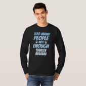 T-shirt Turc Angora Chat Dit Introvertie (Devant entier)