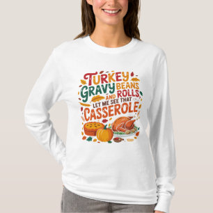 T-shirt Turc Fèves Graves Et Rouleaux Casserole Drôle