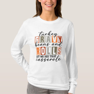 T-shirt Turc Fèves Graves Et Rouleaux Casserole Drôle