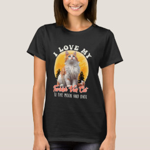 T-shirt Turc Van Mommy J'AIME MON TURQUE VAN CAT Vintag