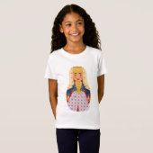 T-Shirt Turk Mariée Matryoshka filles (Devant entier)