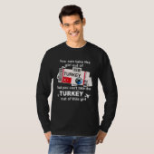 T-shirt Turkey Boarding Pass  Turkey Girl  Turkey (Devant entier)