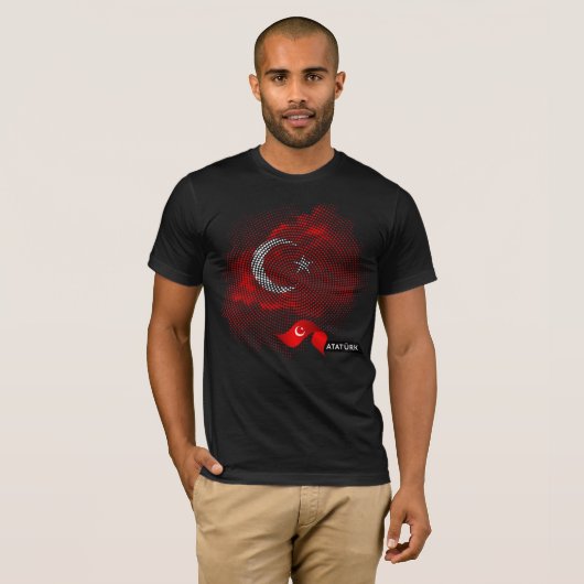 T-shirt Turkey flag (Devant entier)