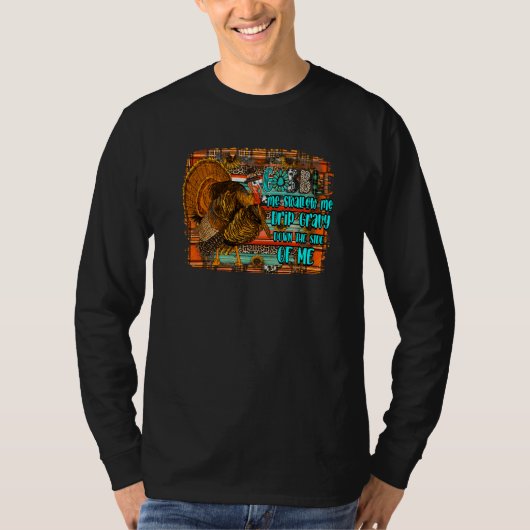 T-shirt Turkey Gobble Me Swallow Me Western Thanksgiving D (Devant)