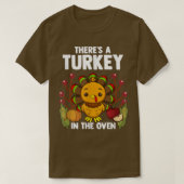 T-shirt Turkey In the Oven Funny Thanksgiving Pregnancy An (Design devant)