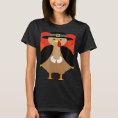 T-shirt Turkey Pilgrim Cute Thanksgiving Essential (Devant)