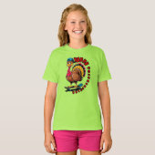 T-shirt Turkey skateboard Thanksgiving gift (Devant entier)