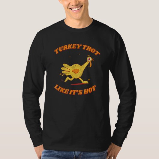 T-shirt Turkey Trot Like It's Hot Cute Fall Women'S Thanks (Devant)