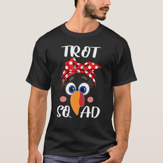 T-shirt Turkey Trot Squad  Thanksgiving Running Costume (Devant)