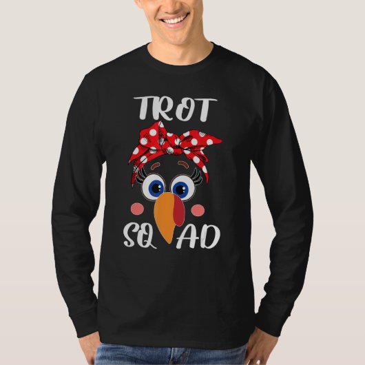T-shirt Turkey Trot Squad  Thanksgiving Running Costume (Devant)