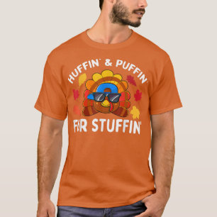 T-shirt Turkey Trot Thanksgiving Run Huffin and Puffin for