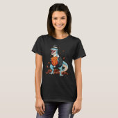 T-shirt Turkeysaurus Rex Turkey Dino Pilgrim Boys Thanksgi (Devant entier)