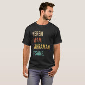 T-shirt Turkish First Name Kerem (Devant entier)